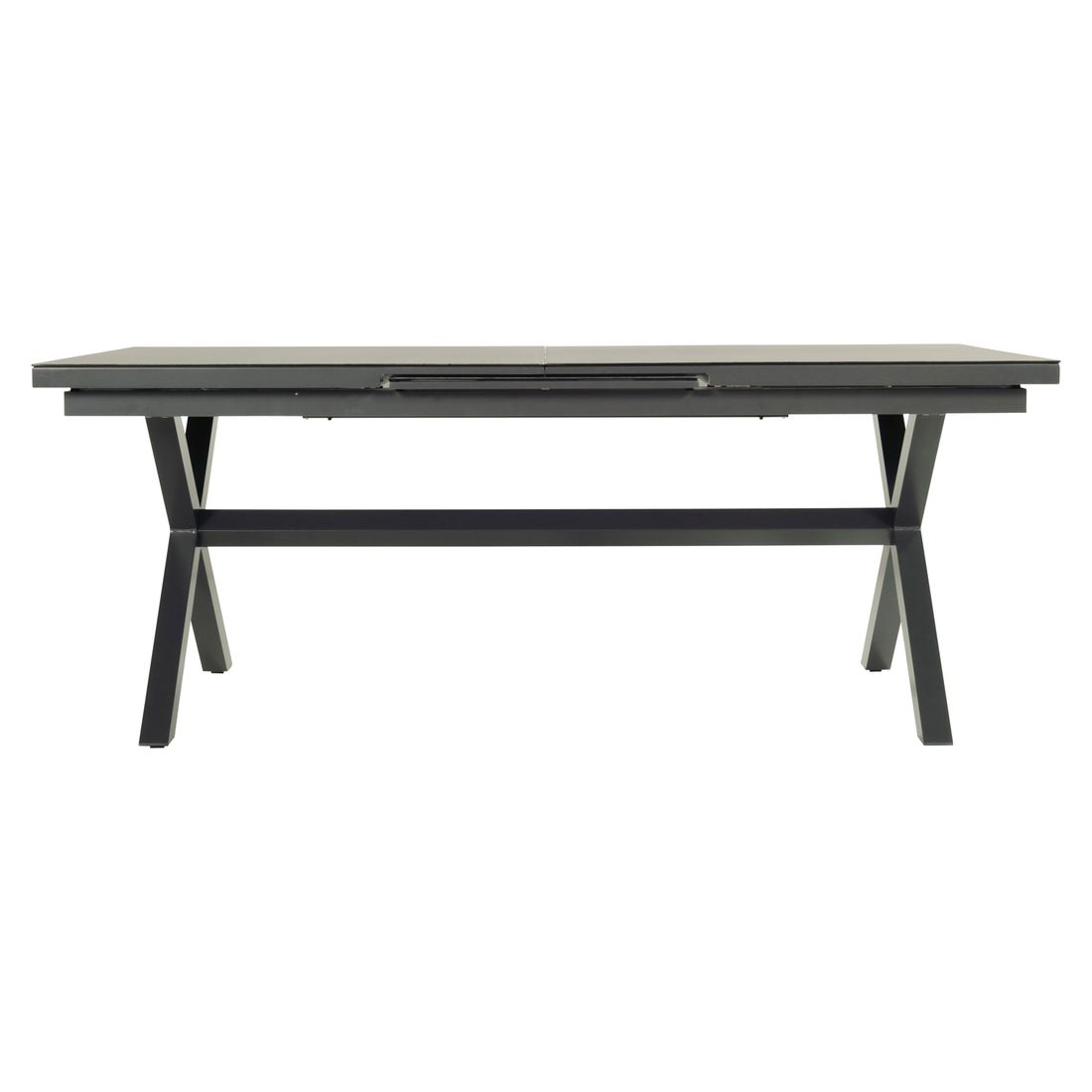 Hartman Trinity Ausziehtisch 200/260x100cm Aluminium/Glaskeramik