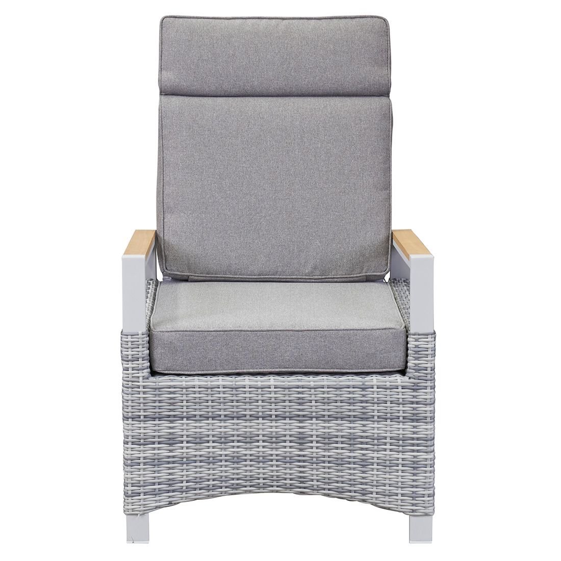 LC Garden Keramo Loungesessel verstellbar Aluminium/Geflecht