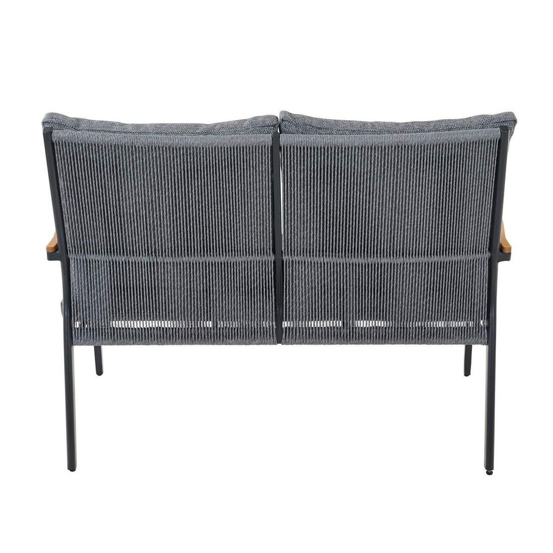 Siena Garden Liguria Diningsofa Aluminium/Gardino-Geflecht/Polyester