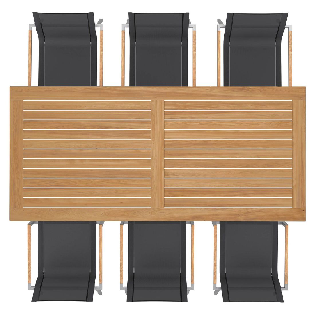 OUTLIV. Rimini Gartenmöbel-Set L (6 Plätze) Tisch 220x100cm