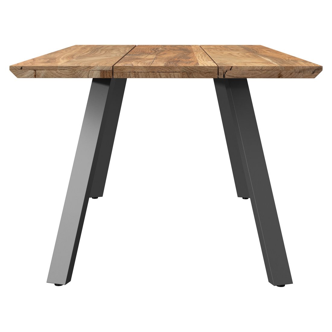 OUTLIV. Negara Gartentisch Edelstahl/Teak recycelt