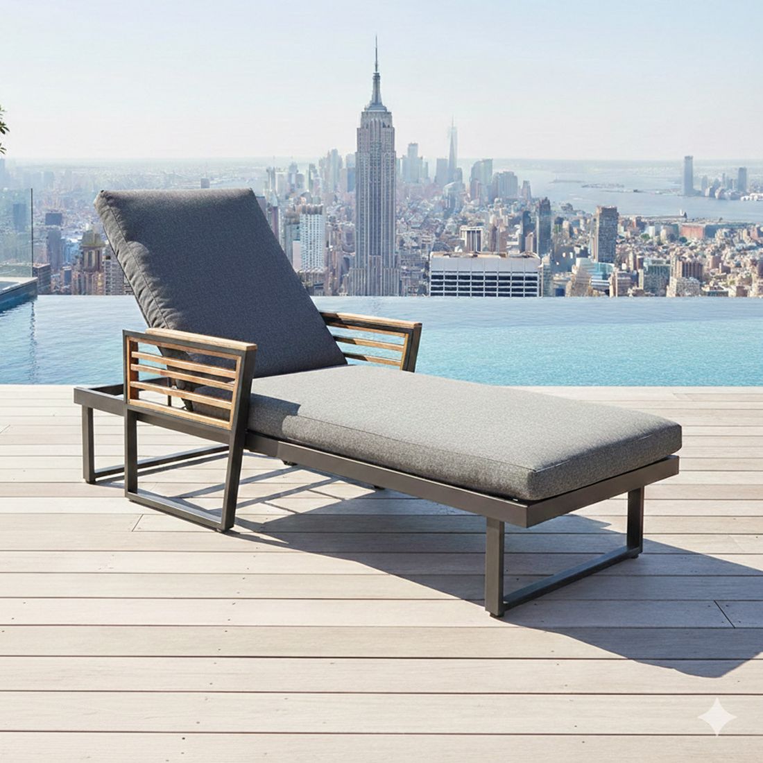 OUTLIV. New York City Ersatzauflage für Gartenliege Spun Polyester