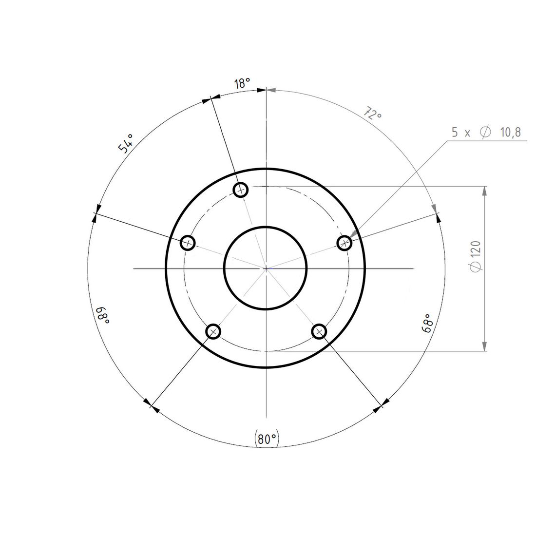 Liro Maxi Plus Standrohr für Durchmesser Schirmstock 50/55mm