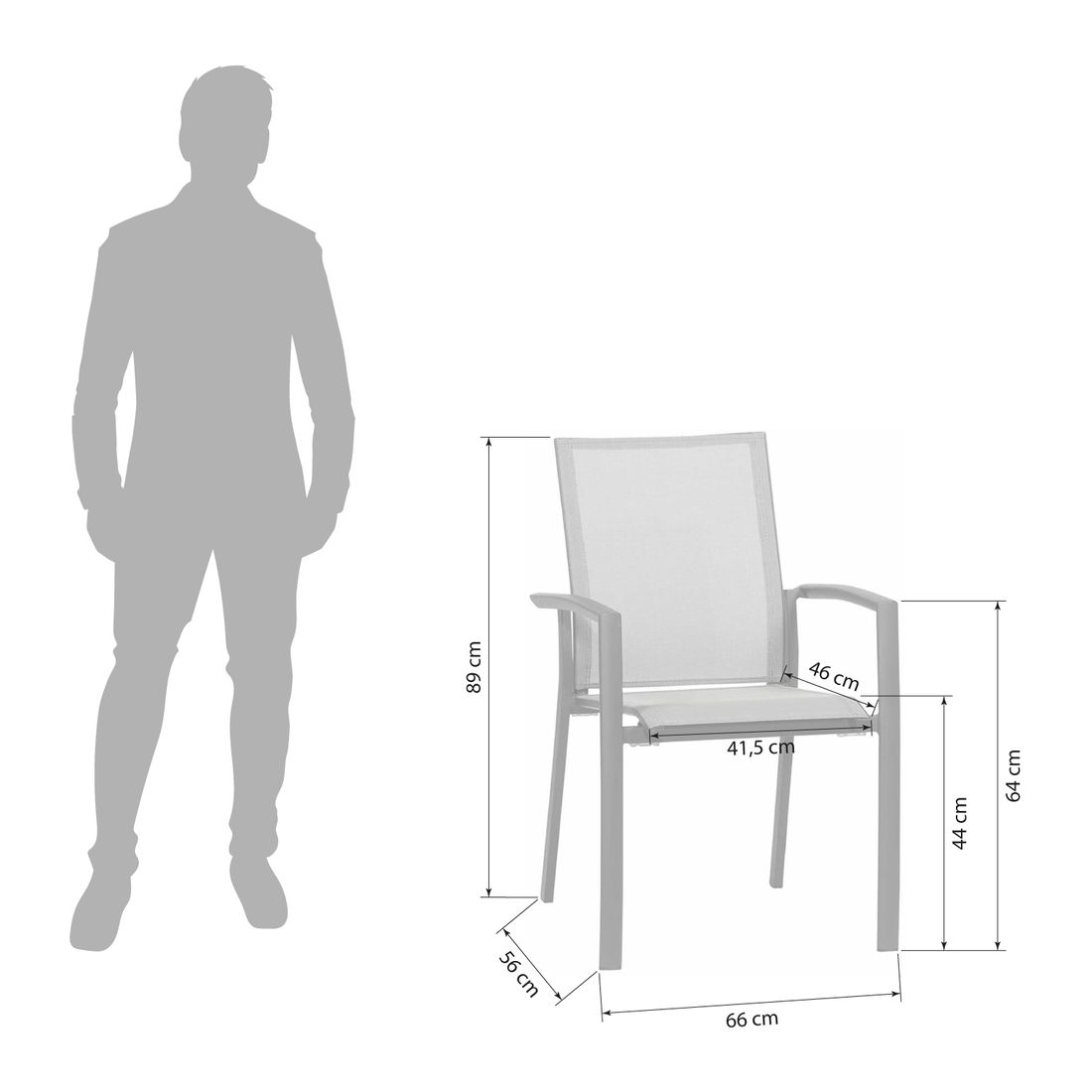 Siena Garden Velia Gartenmöbel-Set L (6 Plätze) Tisch 140x90cm