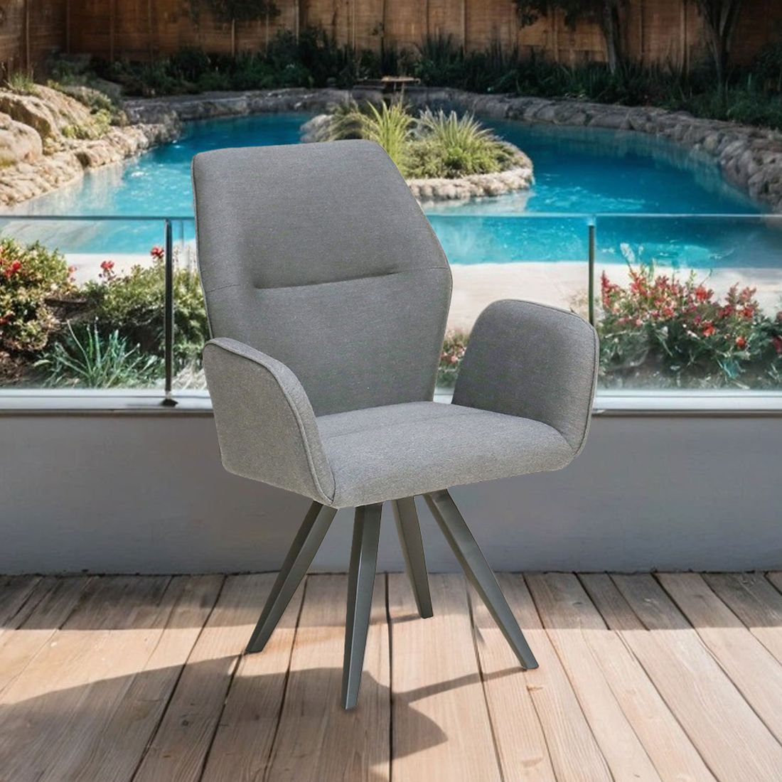 OUTLIV. Alea Gartensessel Aluminium/Sunbrella