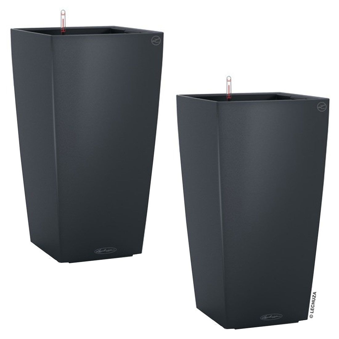 Lechuza Cubico Pflanztopfset 2-teilig 40x40x75cm Kunststoff