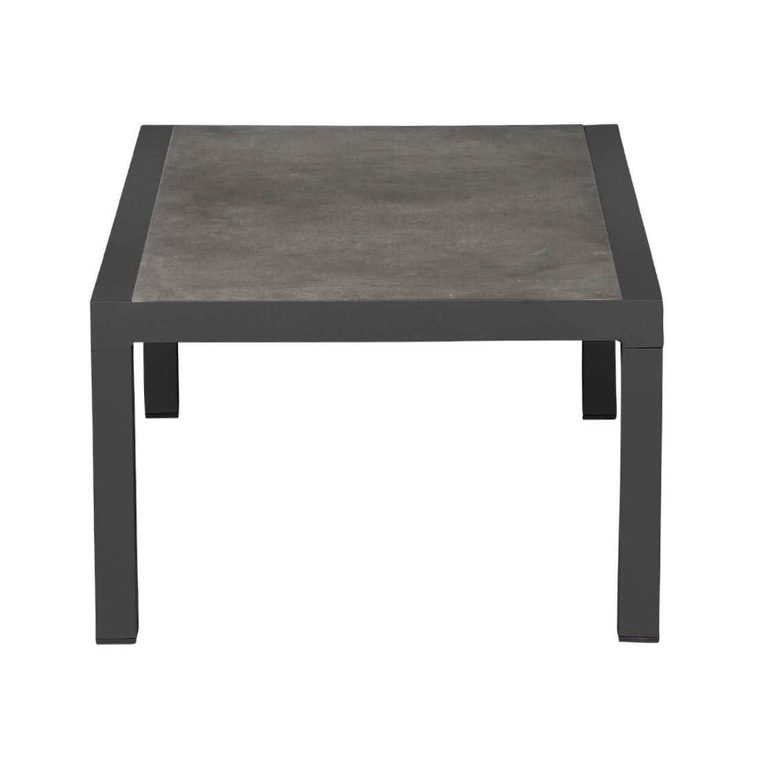 Siena Garden Belia Loungetisch 120x70 cm Aluminium/Keramik