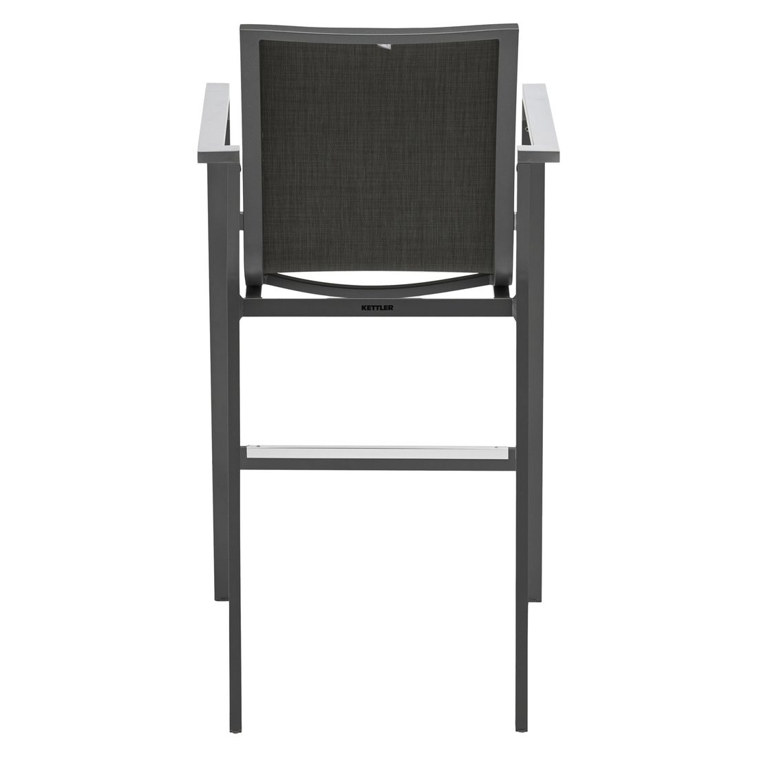 Kettler Rasmus Garten-Barstuhl Aluminium/Outdoorgewebe