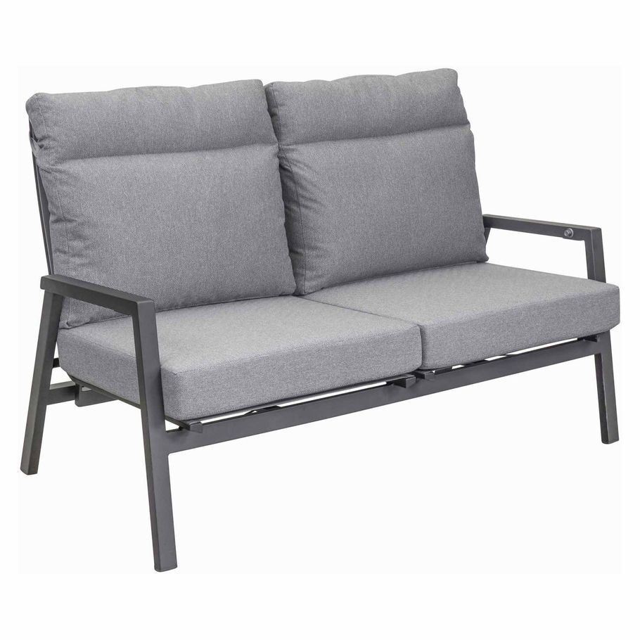 LC Garden Sondrino Dininglounge verstellbar mit OUTLIV. Tisch 150x90cm Aluminium/Polyester