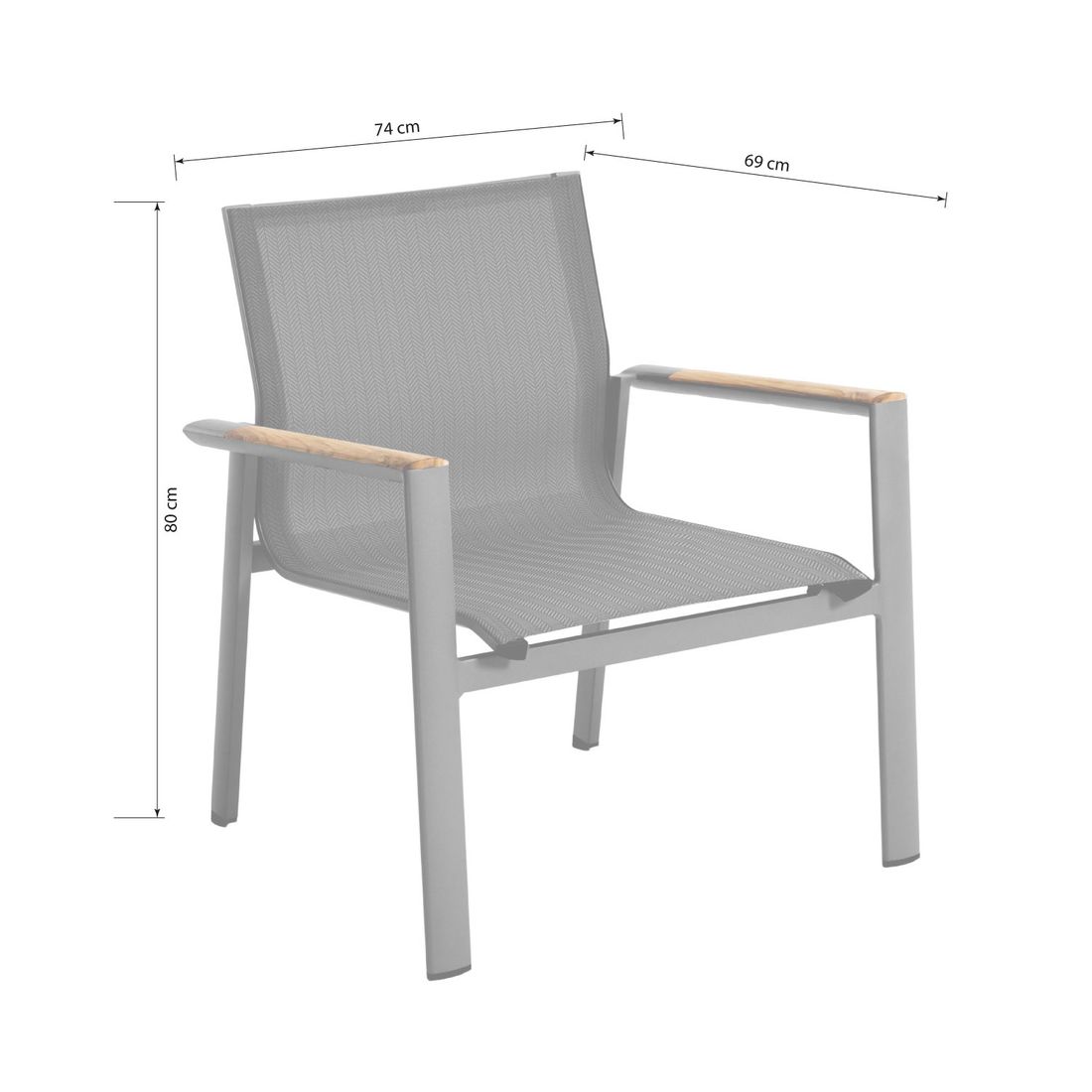 Sungörl Palermo Loungeset Aluminium/Textilene