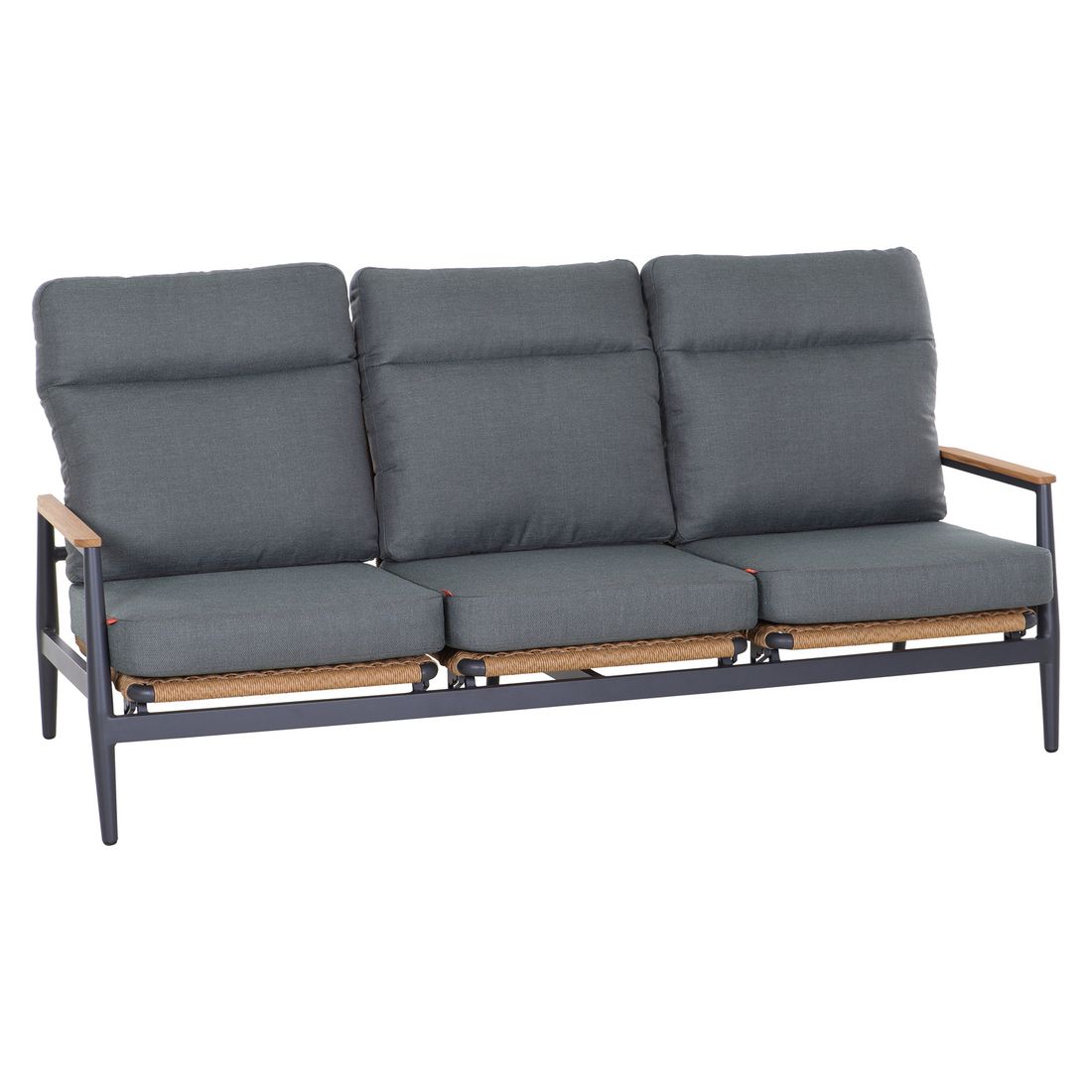 Siena Garden Roma Loungeset Aluminium/Geflecht