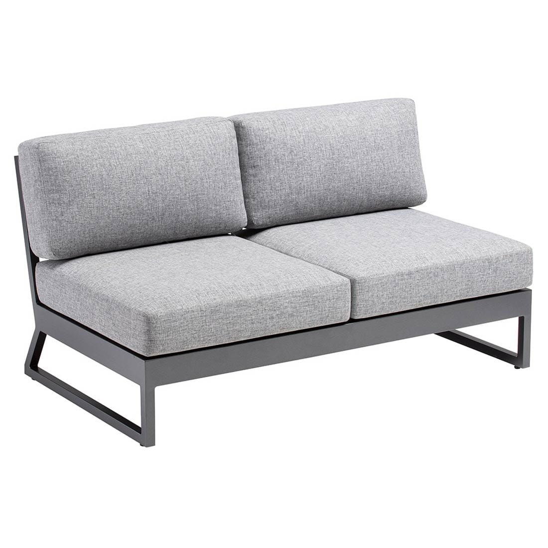 Kettler Ocean Skid Ecklounge inkl. Loungetisch 70x70cm Alu/Olefin
