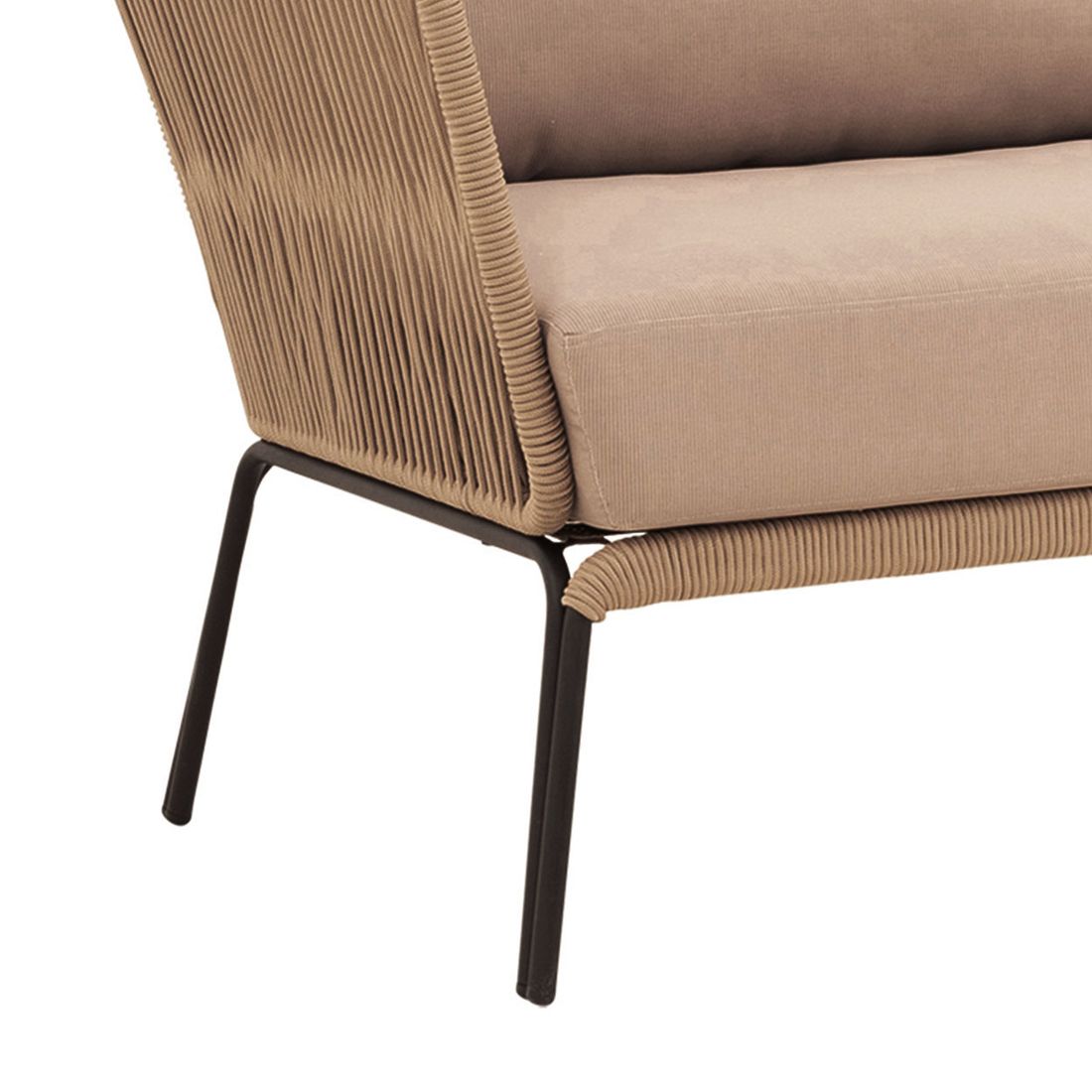 Cosmic Collection Lion Gartenloungesofa Stahl/Rope