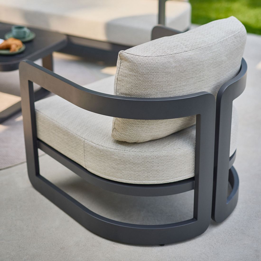 Hartman Milano Loungeset inkl. Loungetisch Aluminium/Olefin