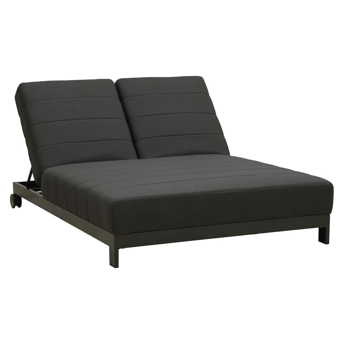OUTLIV. Miami Doppelliege verstellbar Aluminium/Sunbrella