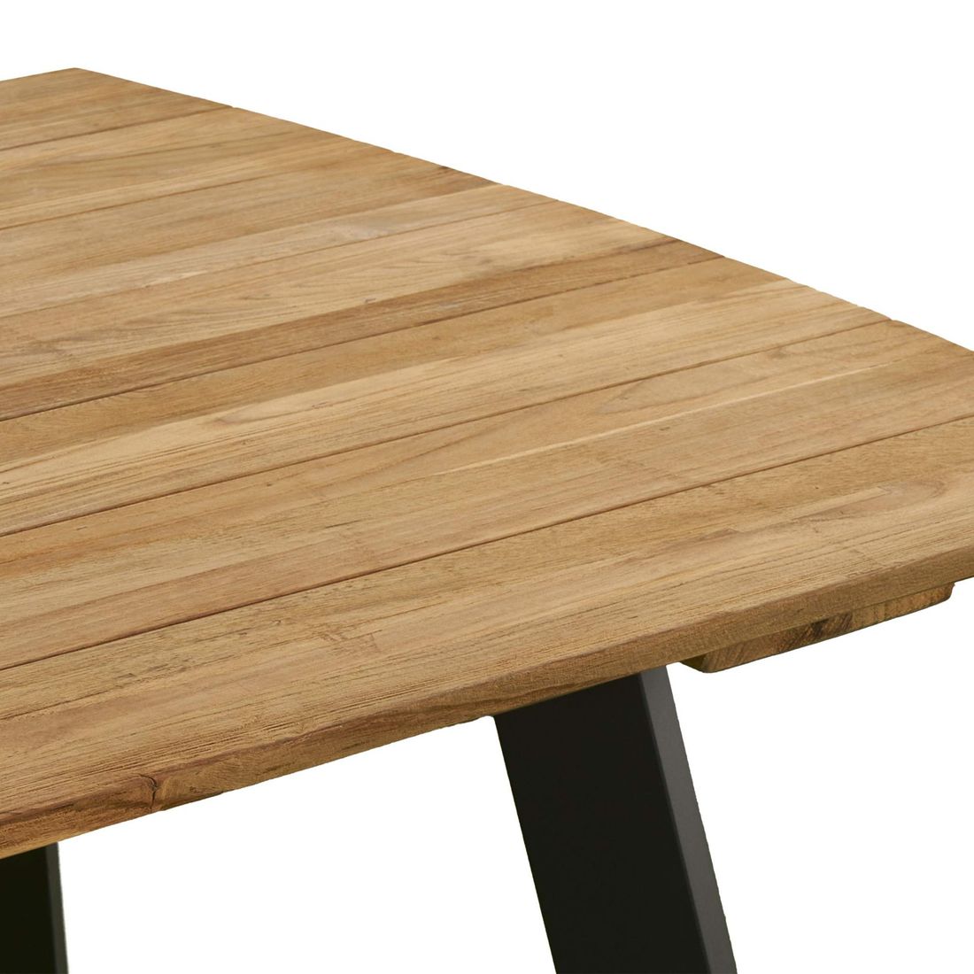 OUTLIV. Alkas Dininglounge Tisch 200x100cm Teak/Sunproof A-Beine