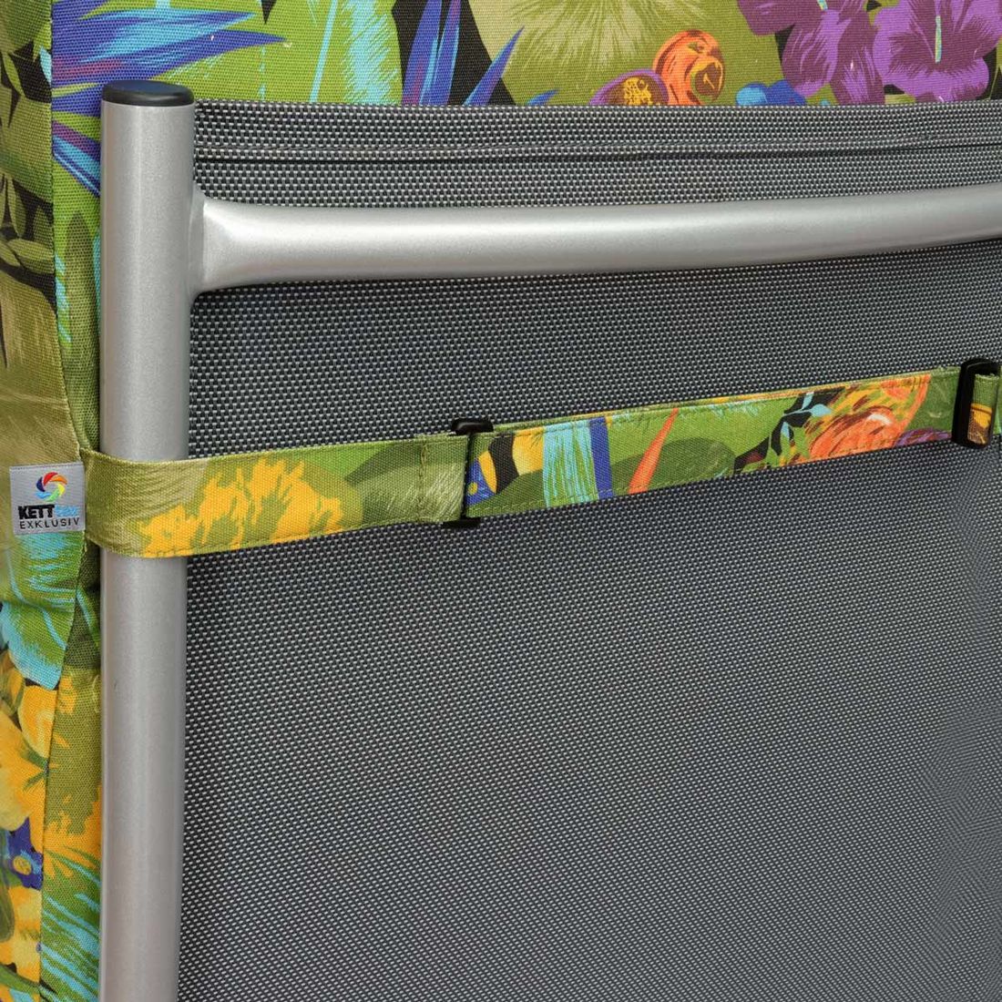 KETTtex Florida Gartenstuhlauflage Hochlehner 50x120cm Kunstfaser