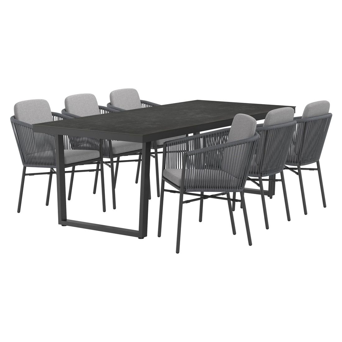 OUTLIV. Ohio Gartenmöbel-Set L (6 Plätze) Tisch 220x100cm