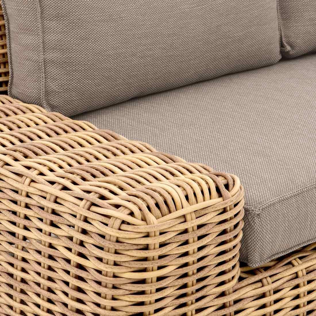 OUTLIV. Yate Ecklounge inkl. Loungetisch Geflecht/Olefin