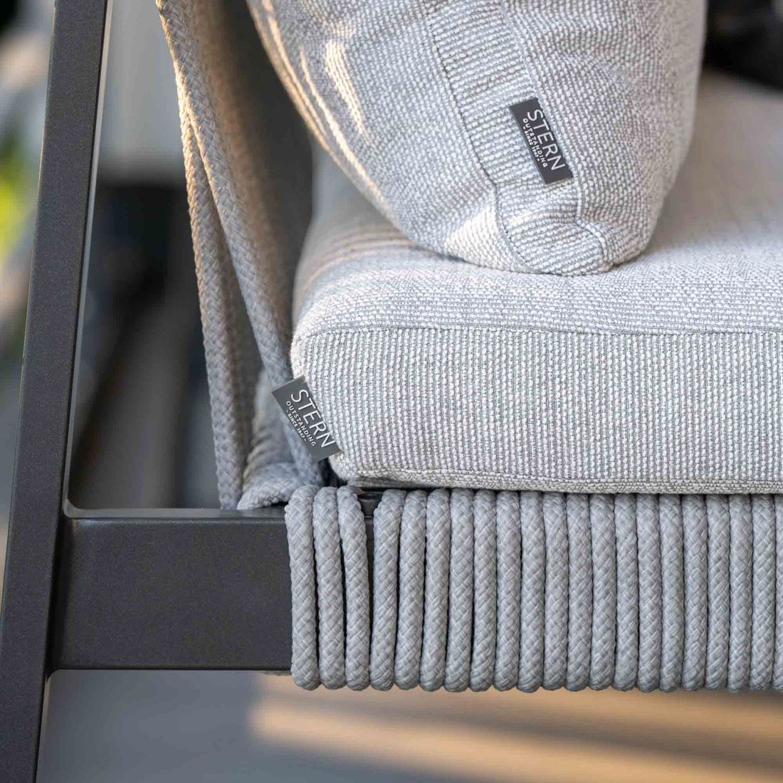 Stern Tammo Gartensofa Aluminium/Rope/Outdoorstoff