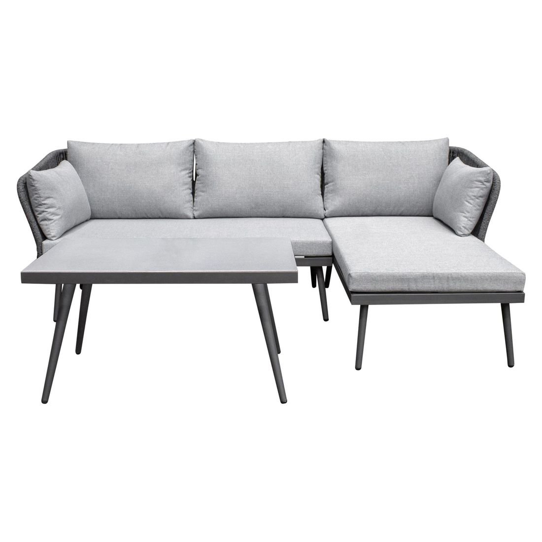 LC Garden Sunera Ecklounge Stahl/Rope