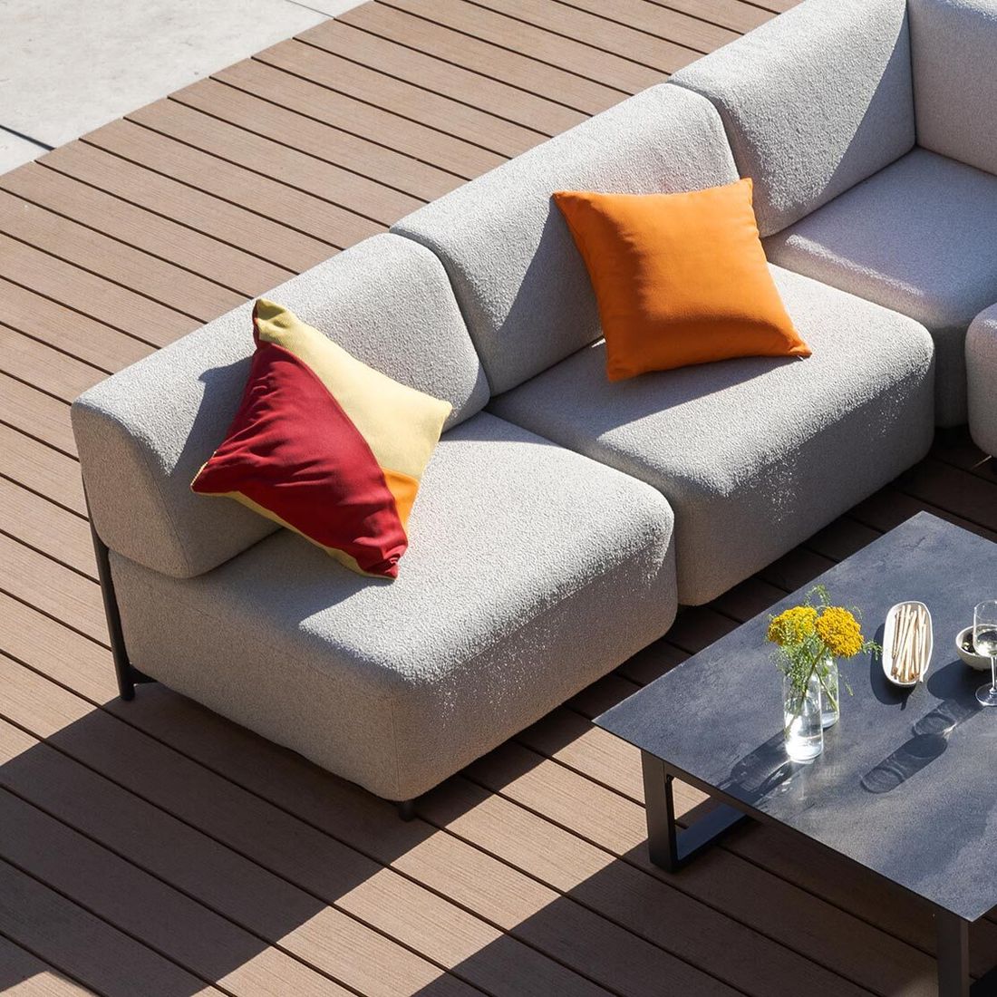 Kettler Tribe Gartenloungesofa Aluminium/Polyester