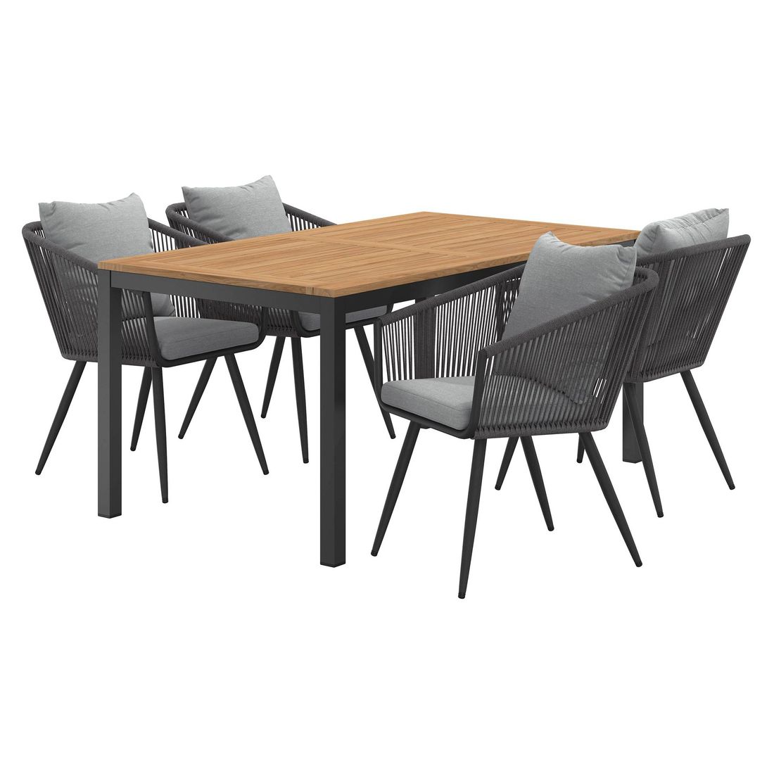 OUTLIV. Alex Gartenmöbel-Set M (4 Plätze) Tisch 160x90cm