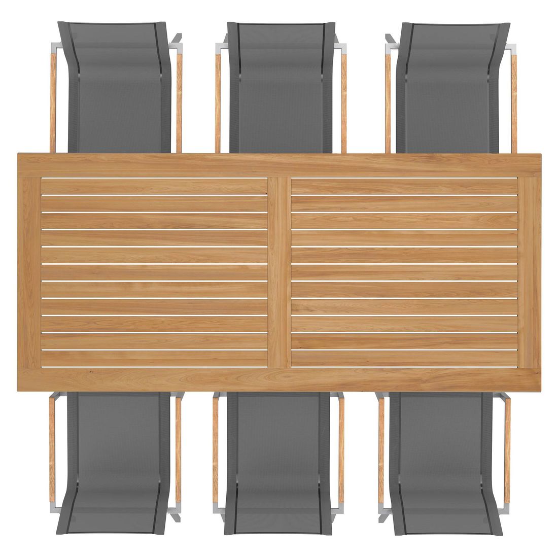 OUTLIV. Rimini Gartenmöbel-Set L (6 Plätze) Tisch 220x100cm
