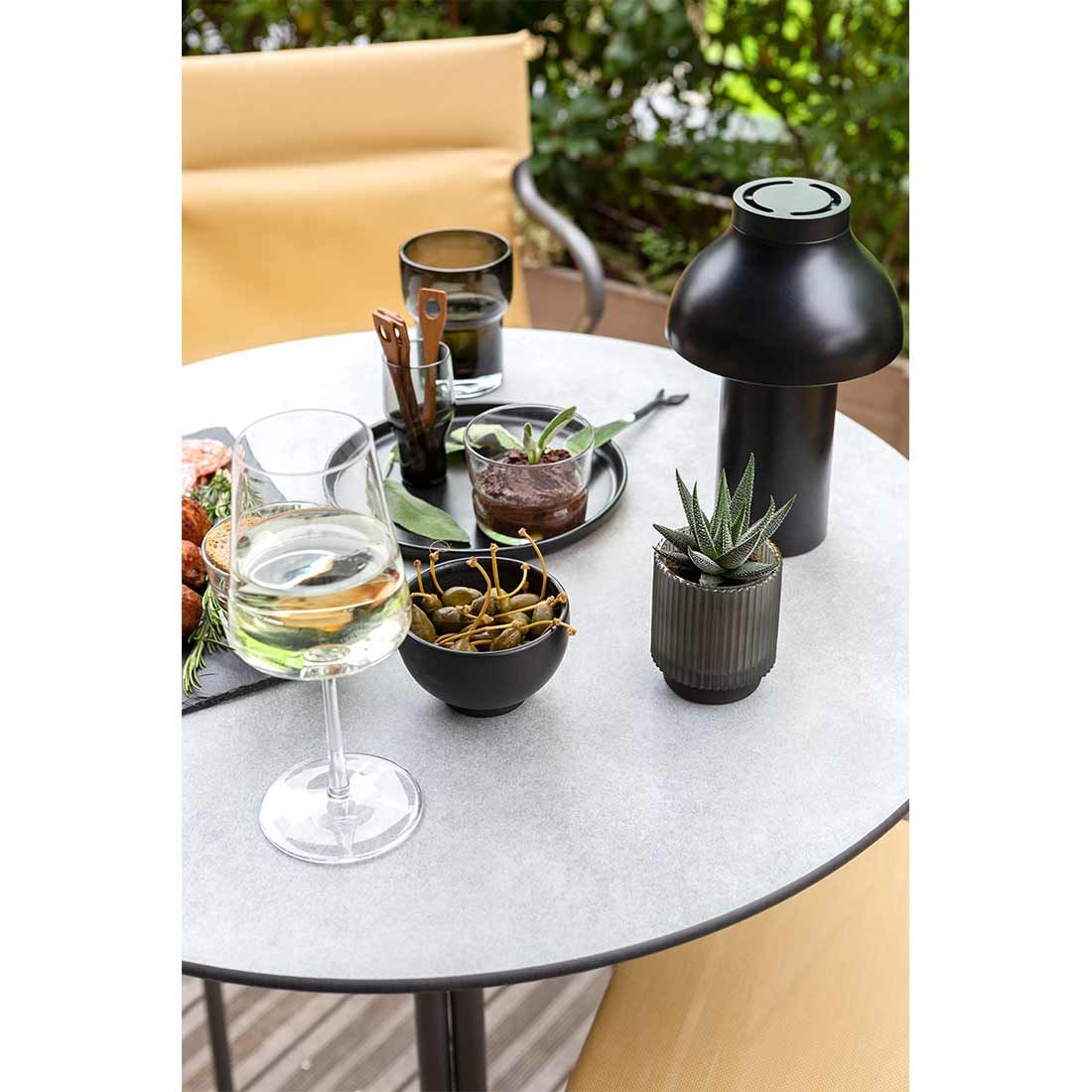 Lafuma Horizon Gartentisch-Platte Ø70cm HPL