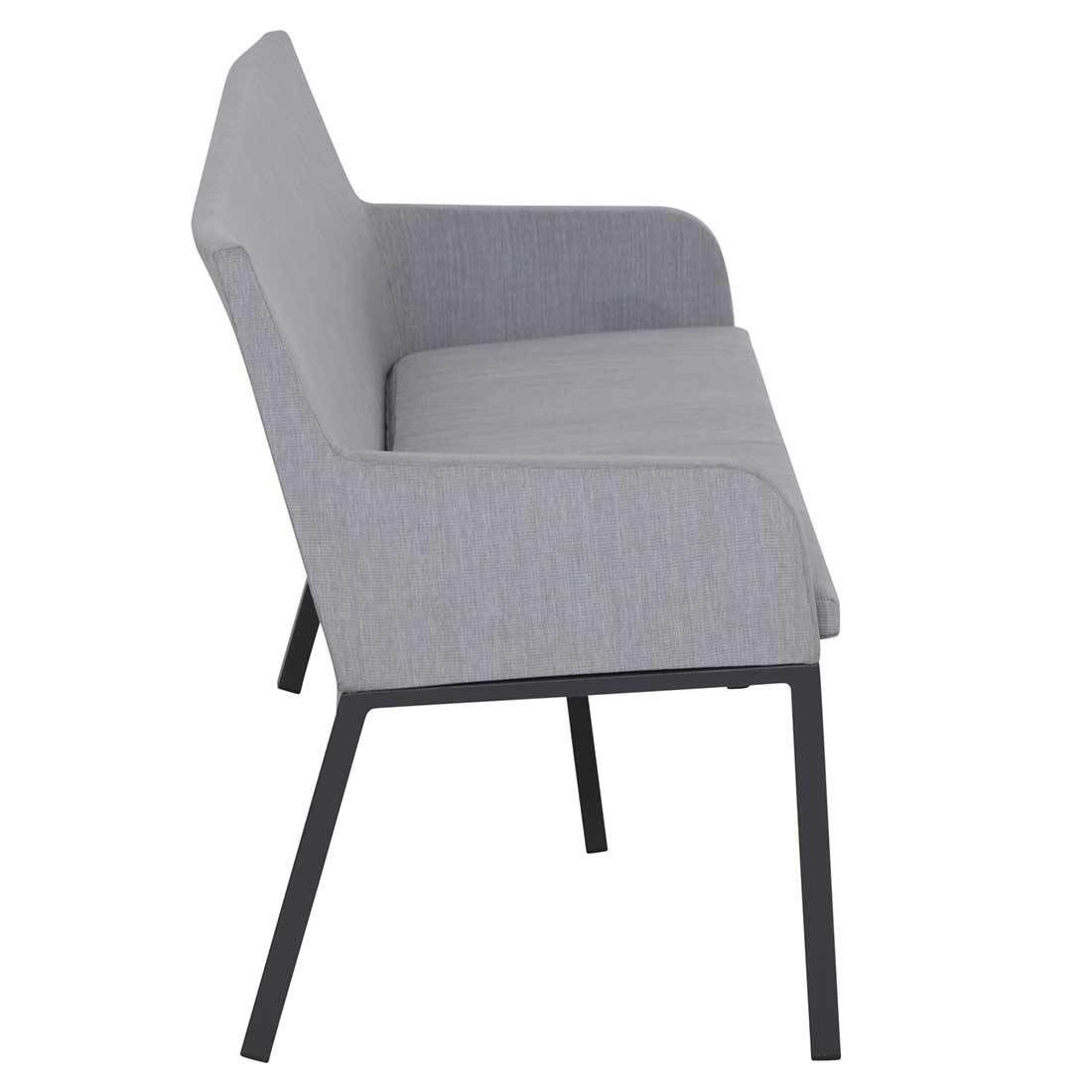 Siena Garden Ricardo Diningsofa Aluminium/Texfabric