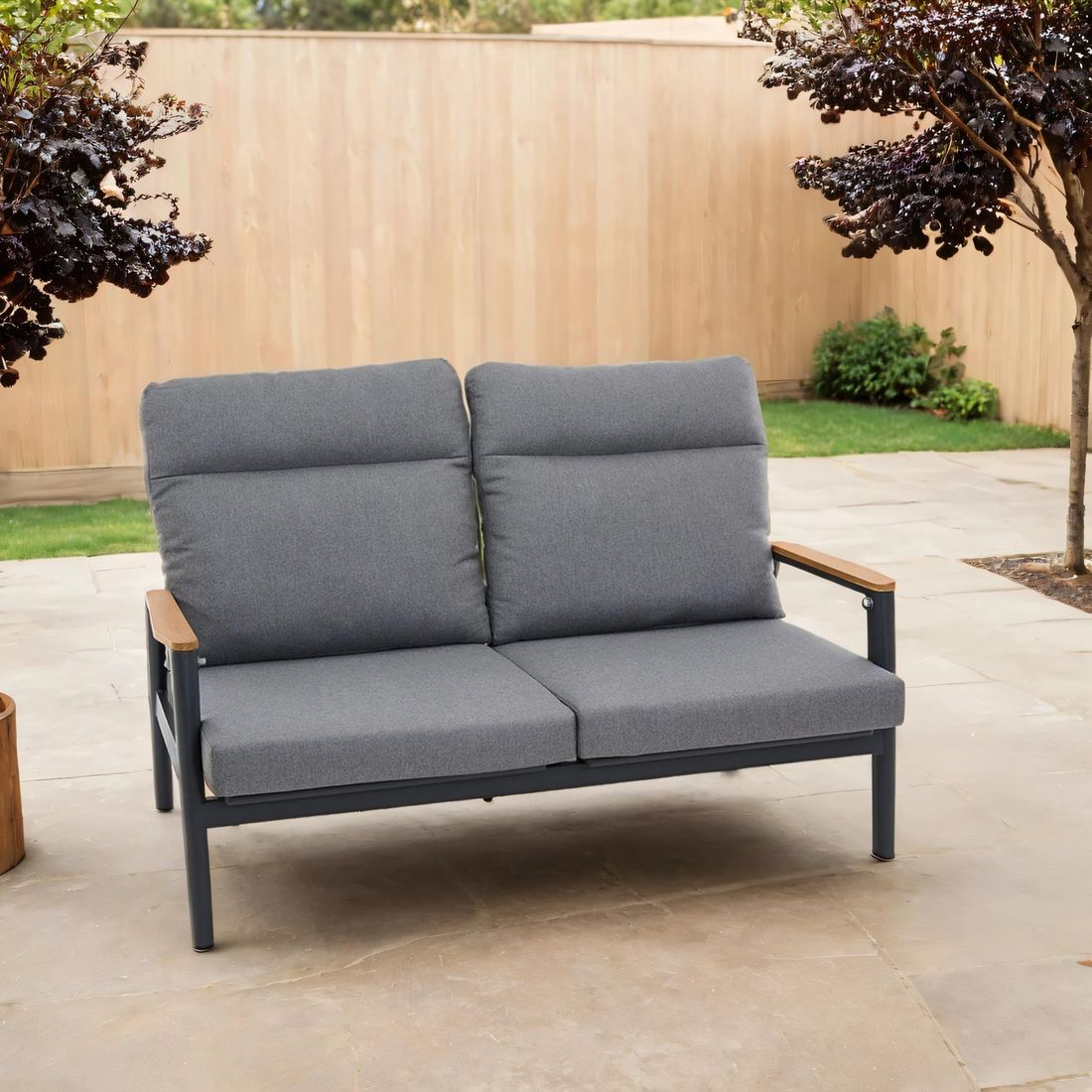 Siena Garden Cortina Gartenloungesofa Aluminium/Rope/Kunstfaser