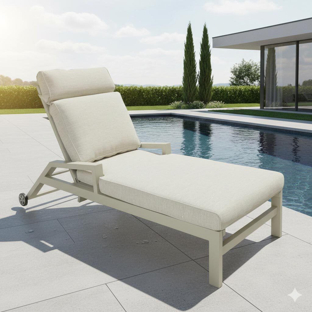 LC Garden Sondrino Gartenliege verstellbar Aluminium/Olefin