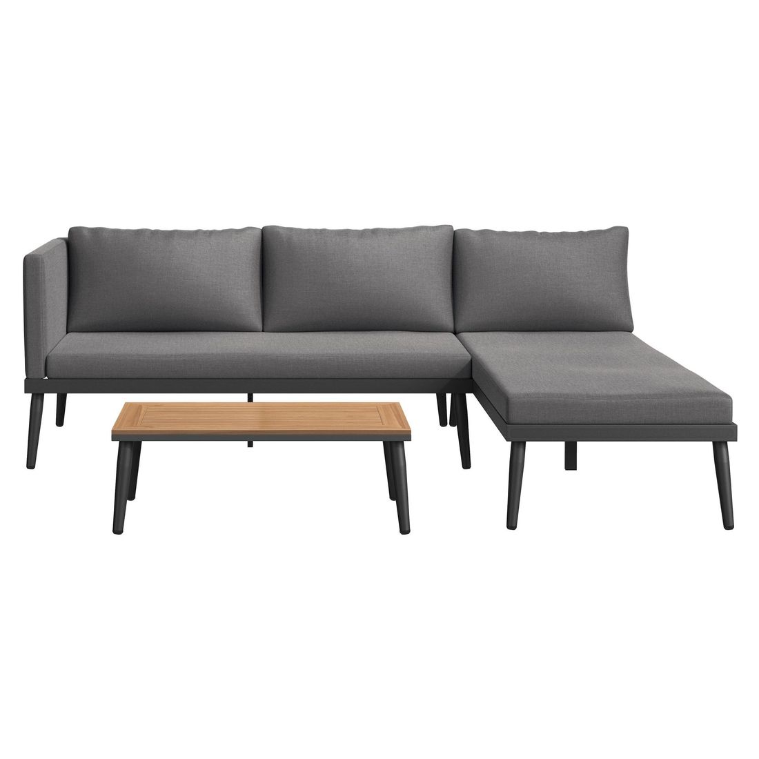 OUTLIV. India Ecklounge Stahl/Kunstfaser