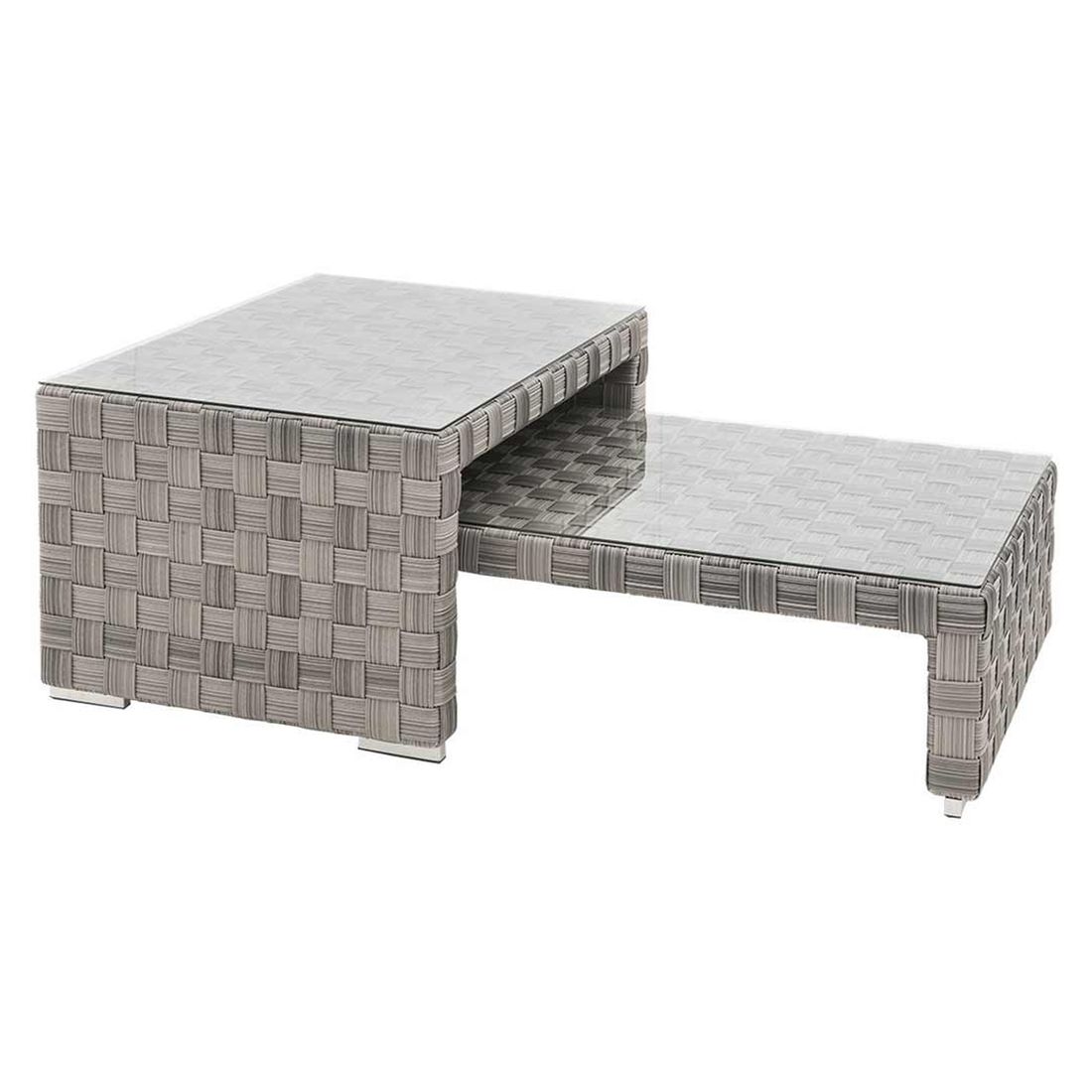 OUTLIV. Tatta Loungeset inkl. Loungetisch Geflecht/Olefin