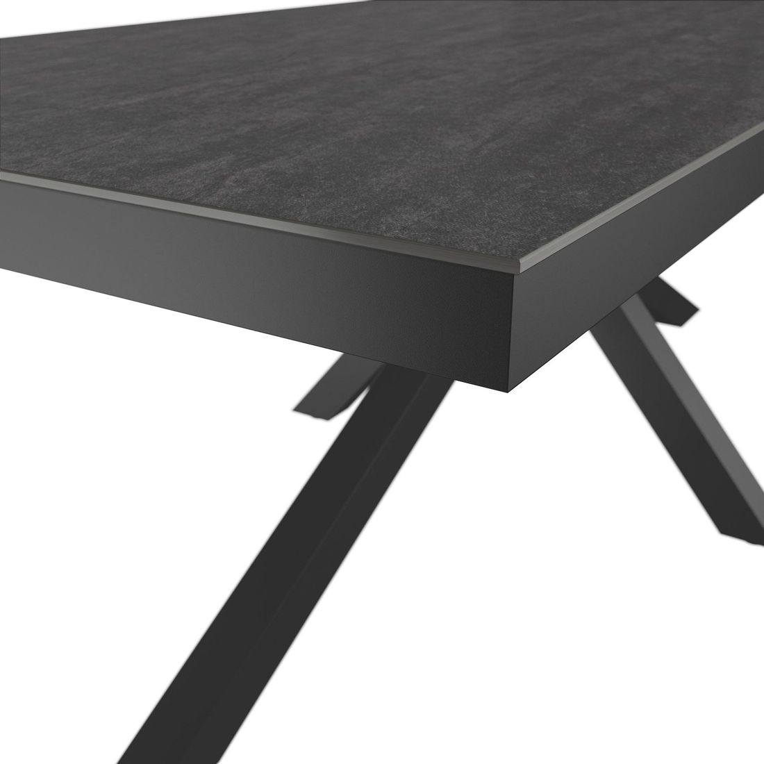 OUTLIV. Gartentisch 220x100cm Aluminium/Dekton