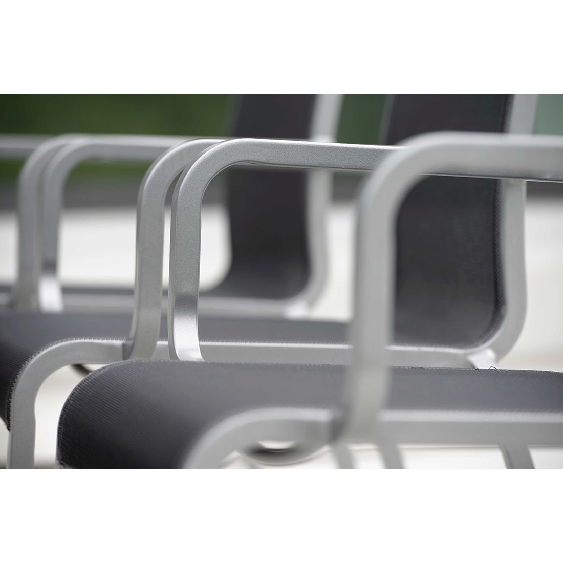 Stern Oskar Stapelsessel Aluminium/Textilene