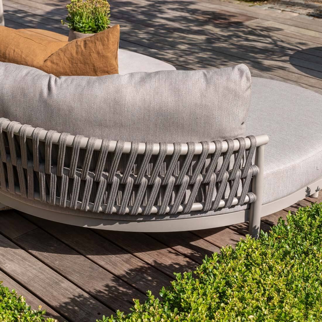 4Seasons Catalana Ecklounge inkl. Loungetische Aluminium/Rope/Olefin