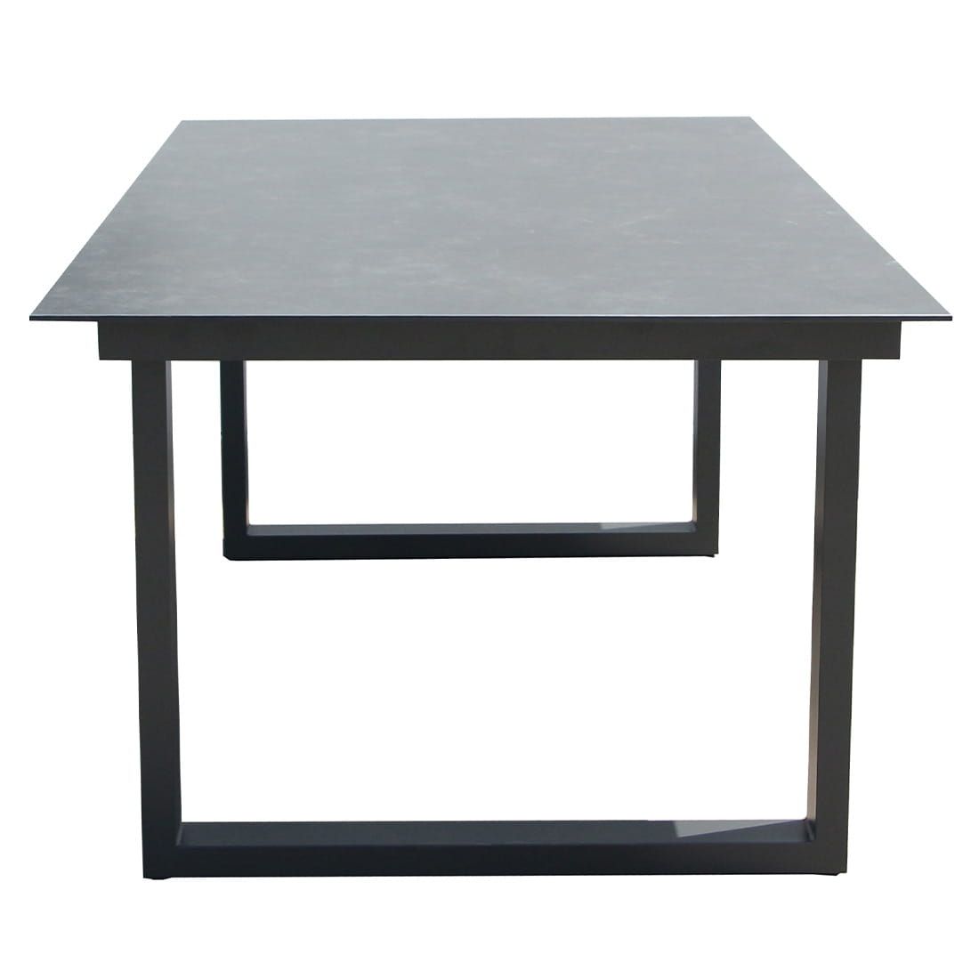 Acamp Hollywood Gartentisch 200x100cm Aluminium/Glas