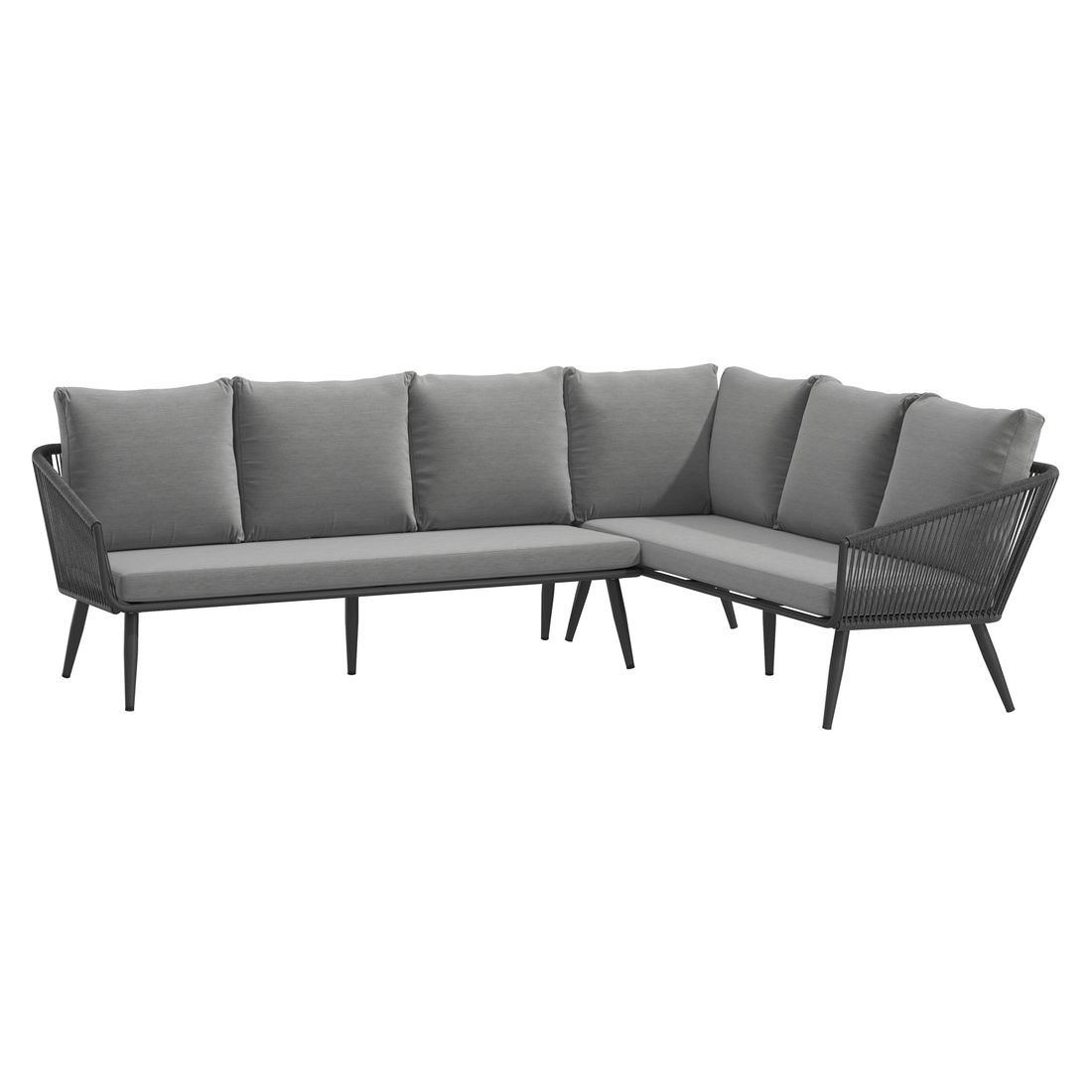 OUTLIV. Alex Ecklounge inkl. Loungetische Aluminium/Rope/Olefin