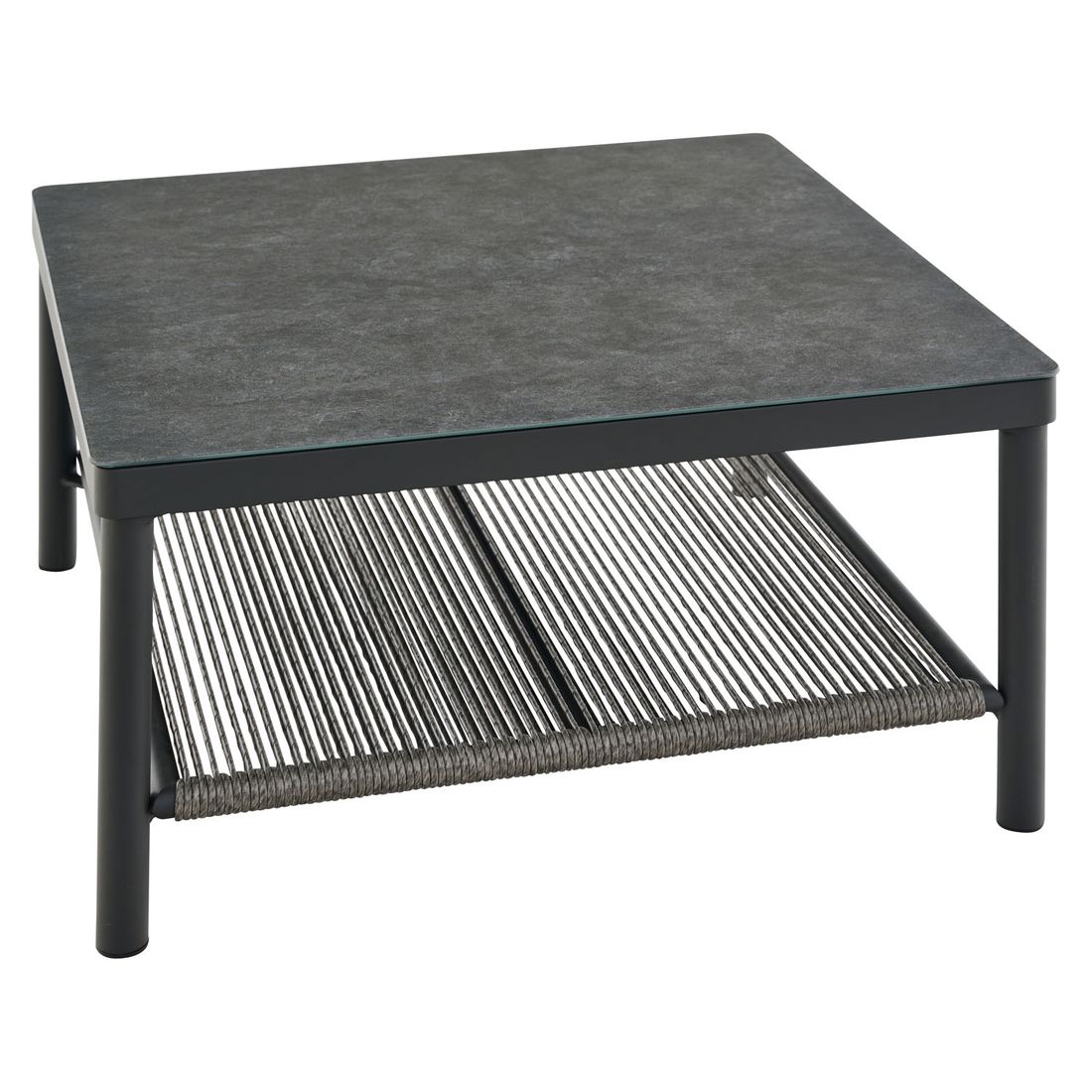 Siena Garden Kansas Ecklounge inkl. Loungetisch Aluminium/Geflecht