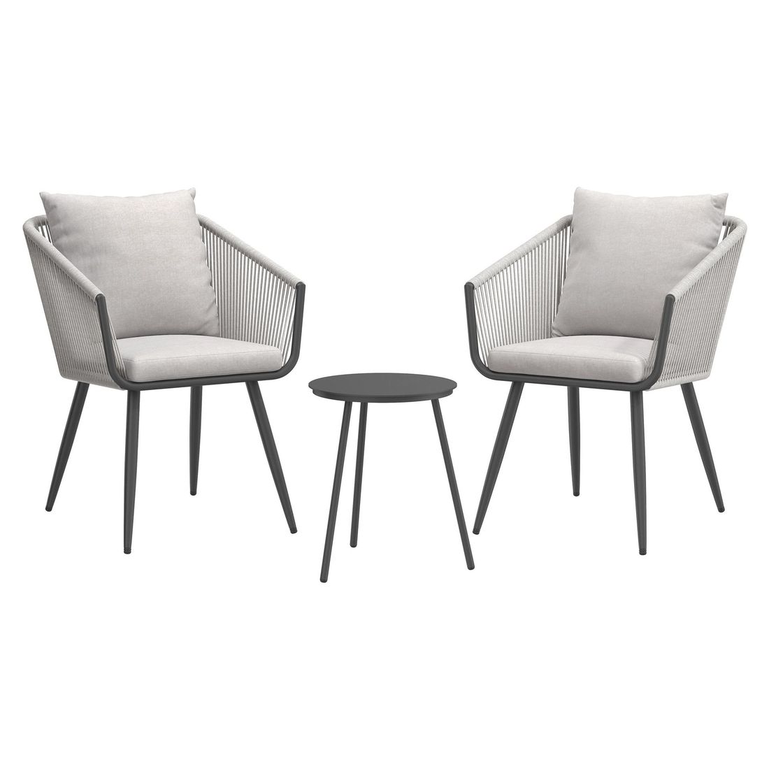 OUTLIV. Alex Gartenmöbel-Set S (2 Plätze) Tisch Ø45cm