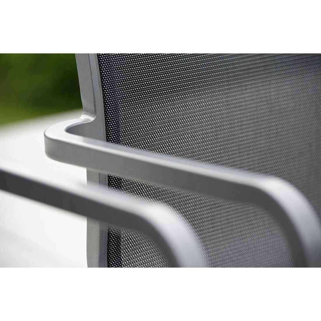 Stern Oskar Stapelsessel Aluminium/Textilene
