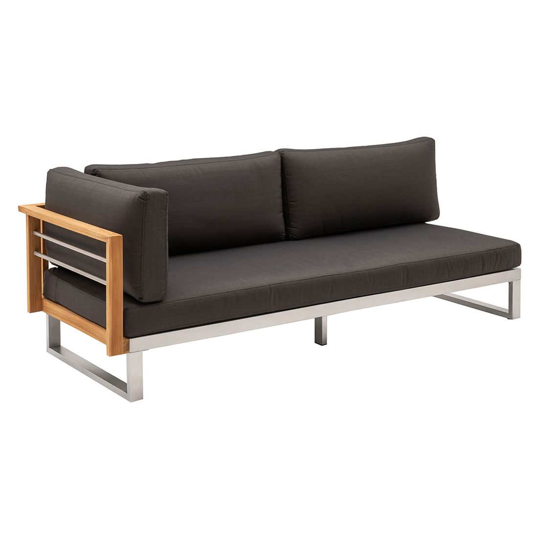 OUTLIV. Hawaii Ecklounge inkl. Loungetisch Edelstahl/Spun Polyester