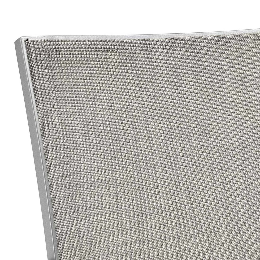 Kettler Rasmus Teak Stapelsessel Aluminium/Outdoorgewebe