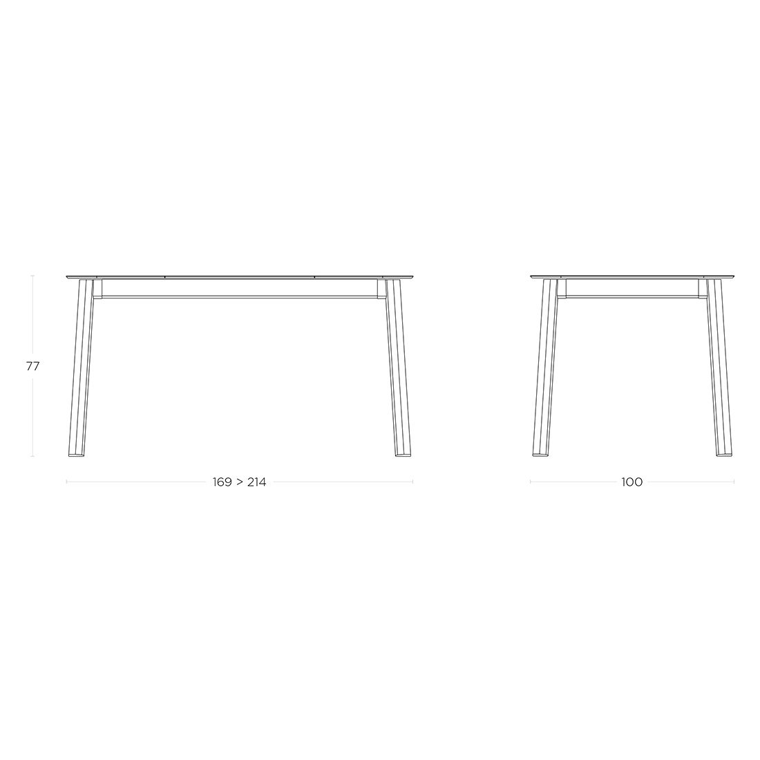 Lafuma Oron Ausziehtisch Aluminium
