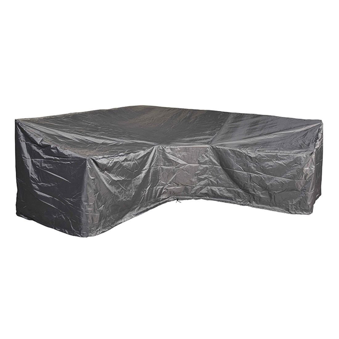 AeroCover Schutzhülle für Ecklounge 255x255x90x65/90cm Polyester