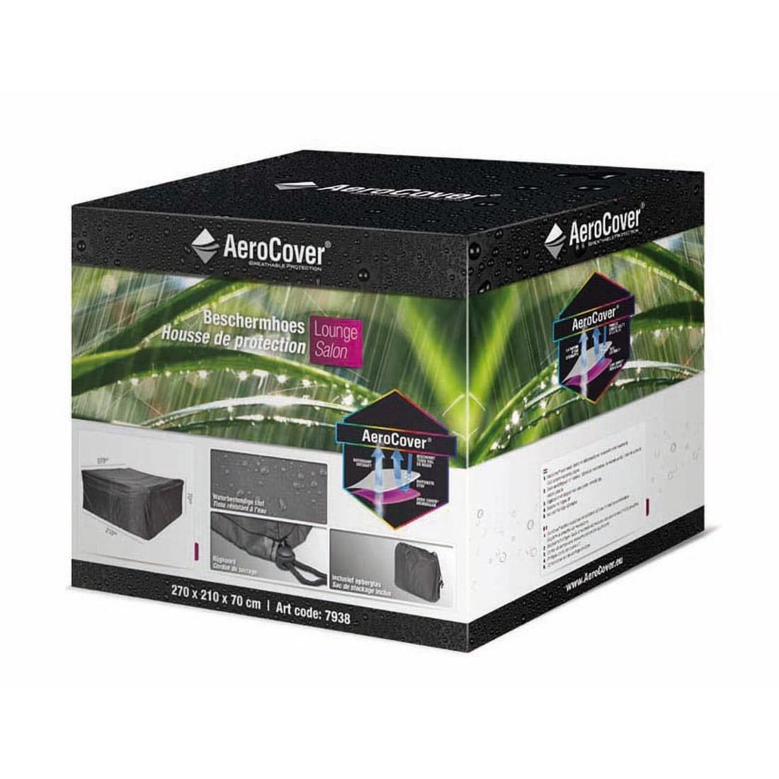 AeroCover Gartenmöbel-Set Schutzhülle 270x210x70cm Polyester