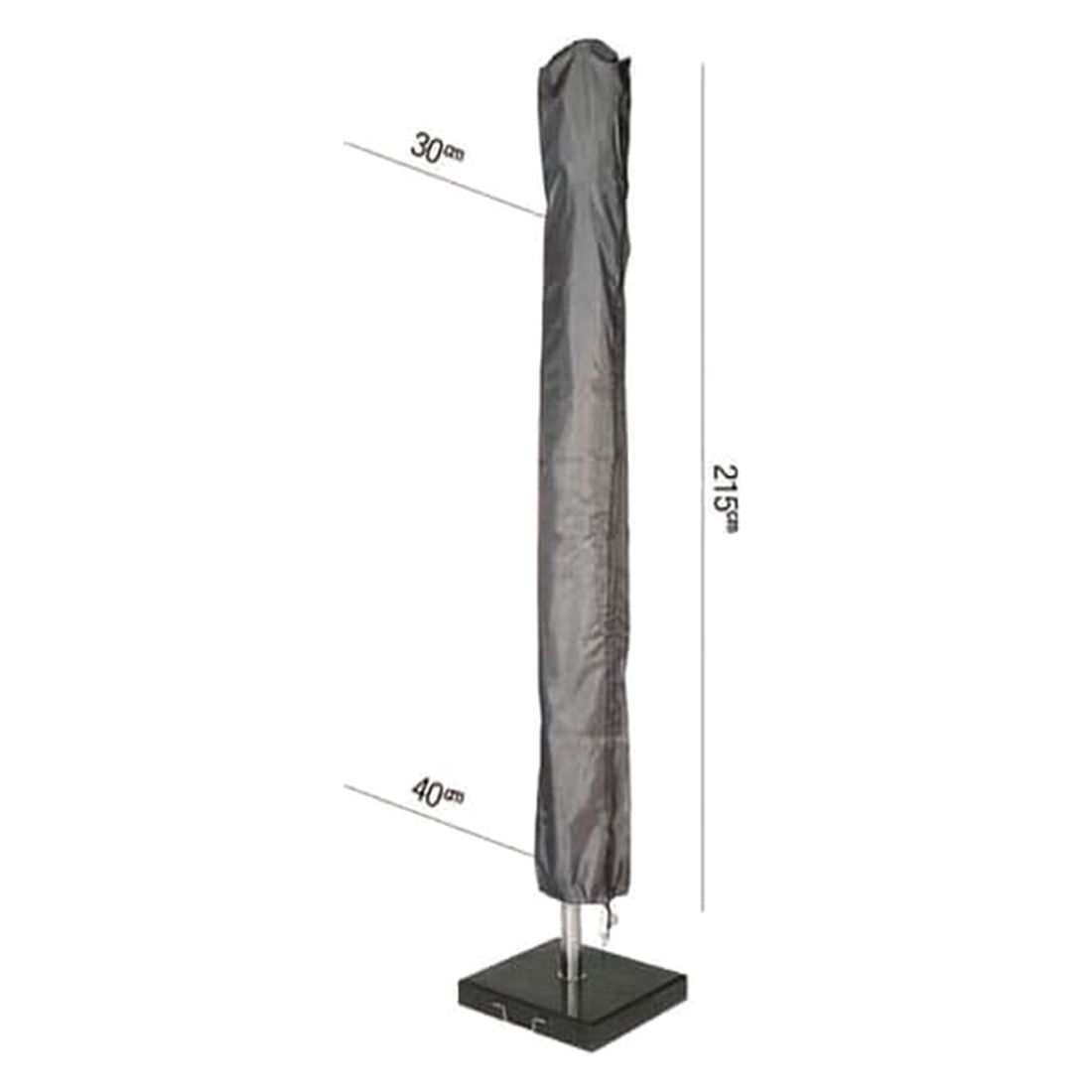 AeroCover Mittelstockschirm Schutzhülle bis Ø400cm Polyester