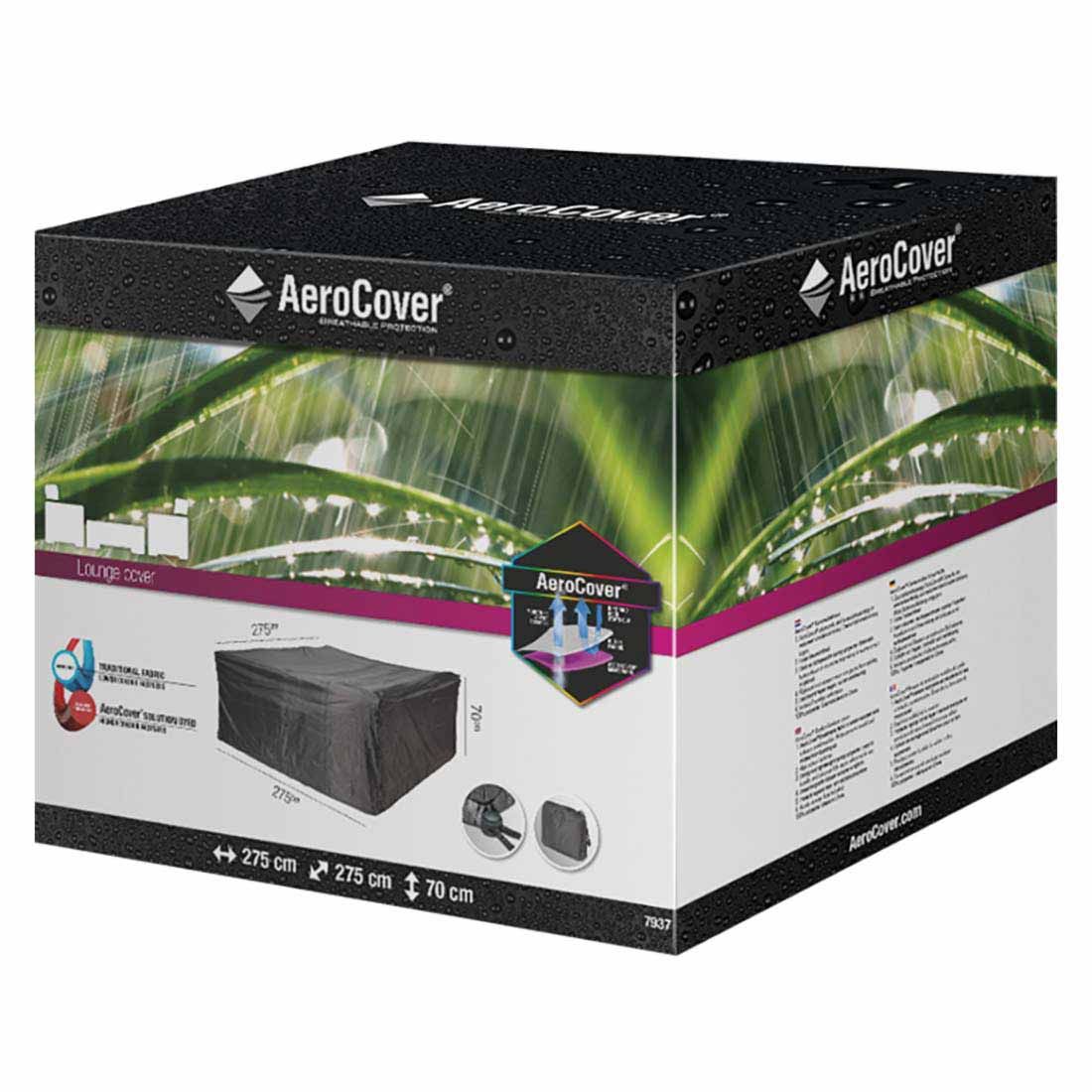 AeroCover Gartenmöbel-Set Schutzhülle 275x275x70cm Polyester