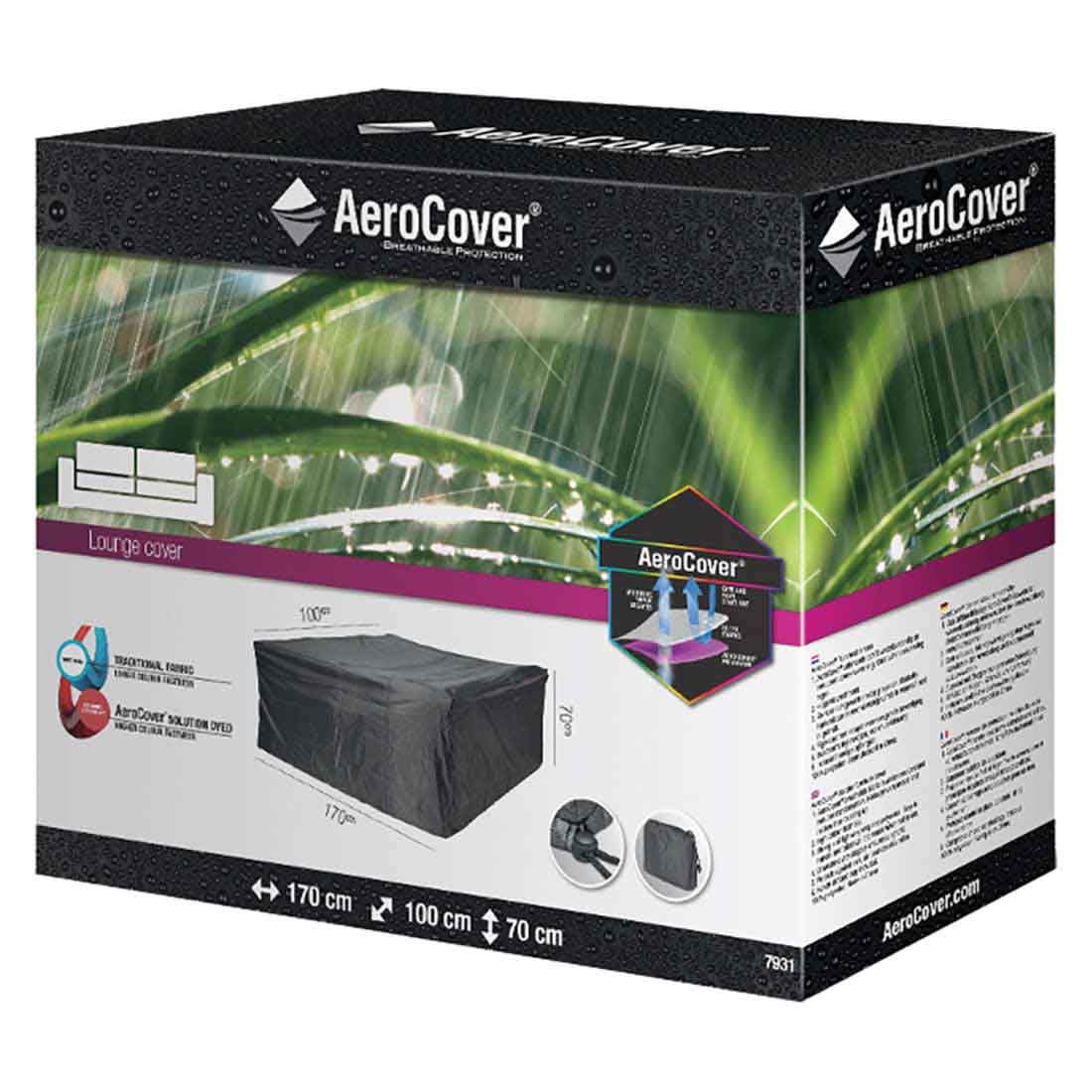 AeroCover Schutzhülle für Loungesofa 170x100x70cm Polyester